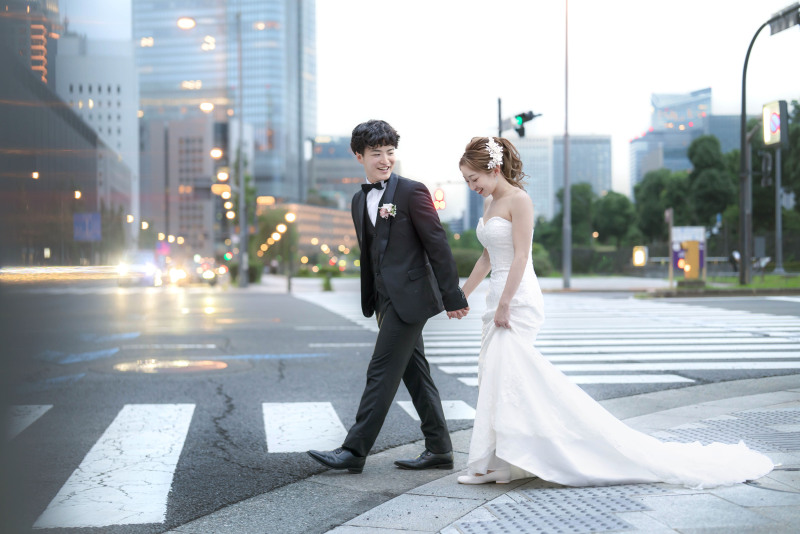 洒脱な"ストリート"フォトウェディング