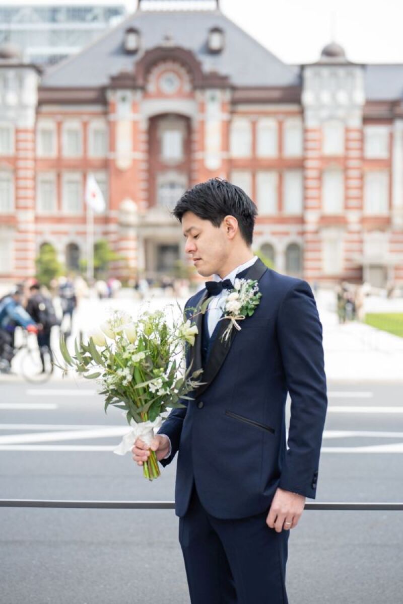 新郎ソロショット♪