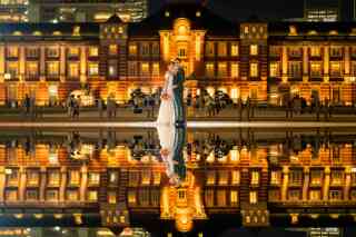 まるでウユニ塩湖?!