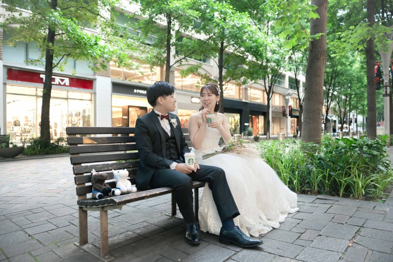 洒脱な"ストリート"フォトウェディング