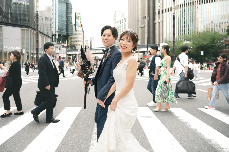 洒脱な"ストリート"フォトウェディング
