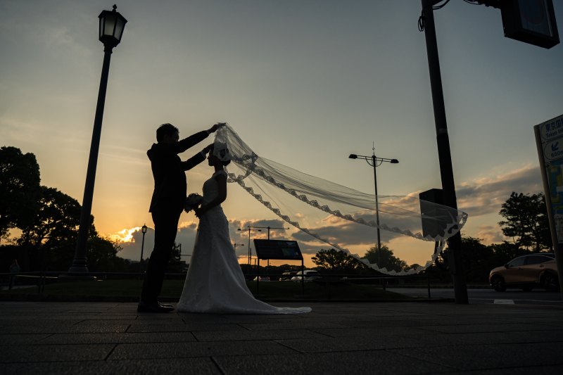 【撮影アイテム:ウェディングベールについて】ベール一つで雰囲気が一変します!