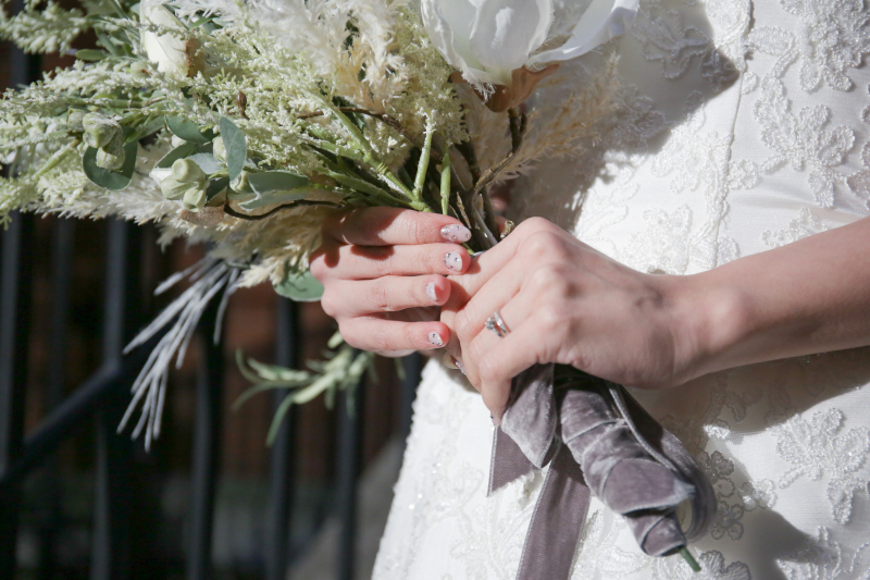 手元のネイルケアも・・