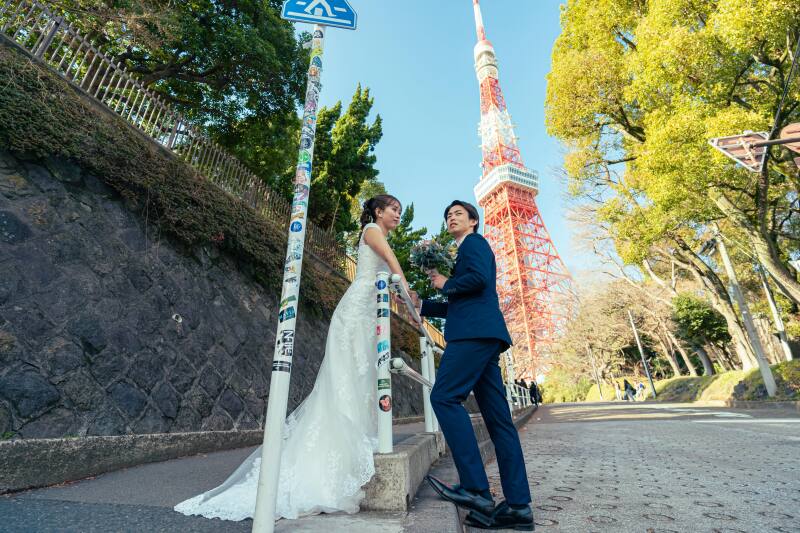 洒脱な"ストリート"フォトウェディング