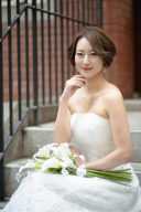 ドレスに合わせた耳元のアクセサリー選び♪