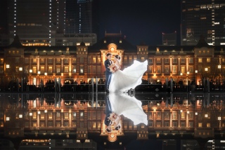 【リフレクション加工について】水面に映したかのような加工で特別な一枚を。