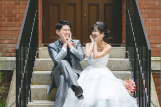 同じポーズで・・