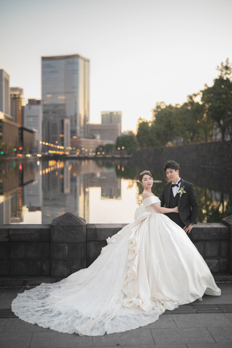 【光をまとう】時間帯で変わるウェディングフォトの表情