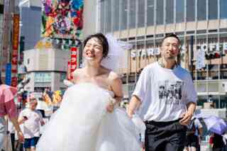 SHIBUYAスクランブル交差点で★