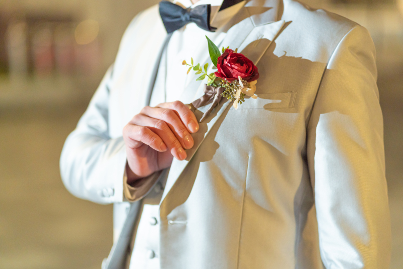 新郎様 手元撮影①