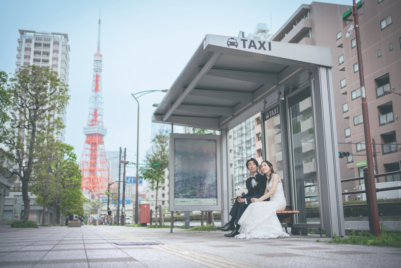 洒脱な"ストリート"フォトウェディング
