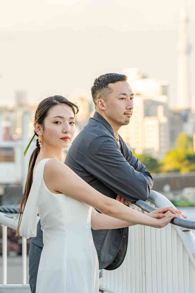 ナチュラルなおふたりに