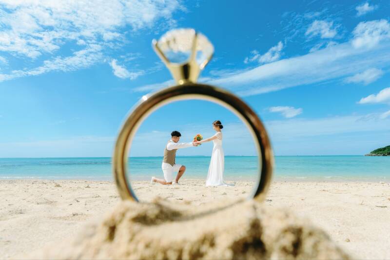 真夏の撮影はより海での撮影が気持ちいい♪