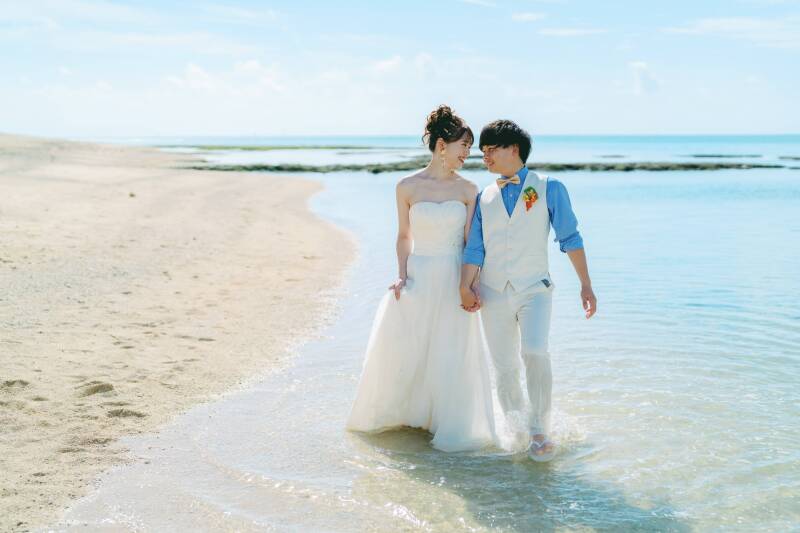 真夏の撮影はより海での撮影が気持ちいい♪