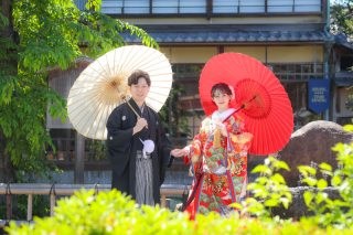 衣裳紹介 N-516【重ね流水花鳥図】