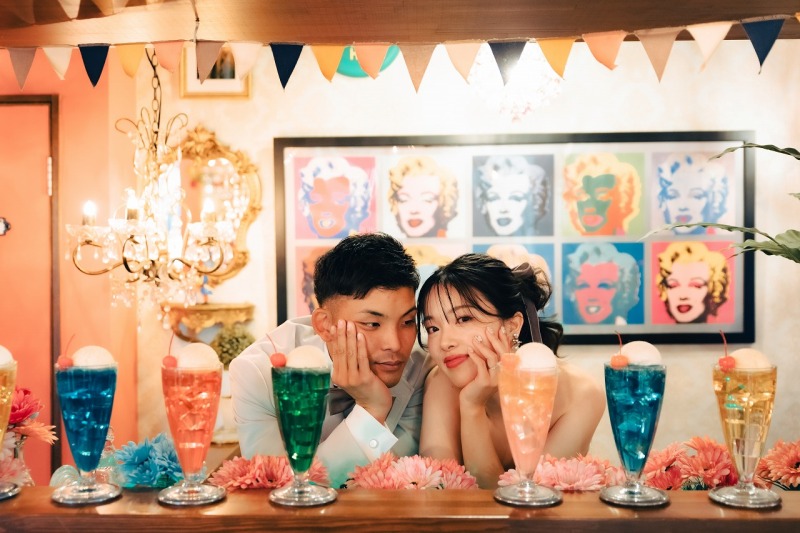 ドレスでロケーション撮影を♡