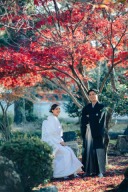 紅葉シーズンの和装フォト撮影