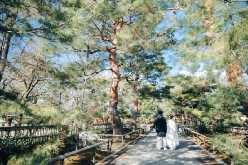 一花写真館のロケーションフォト【大覚寺】