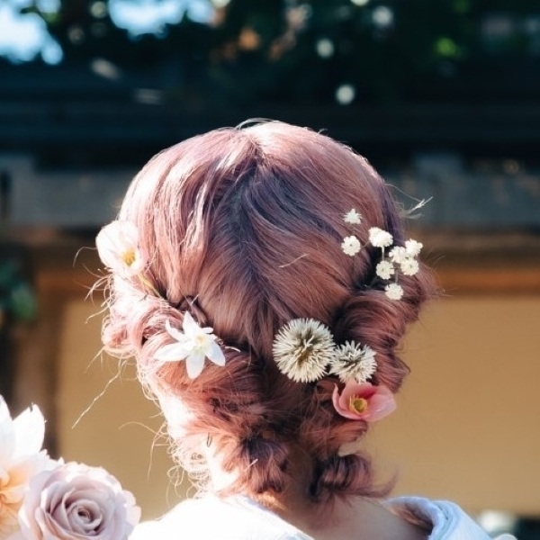 トレンド感がある和装ヘアまとめ~卑弥呼ヘア~