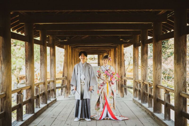 一花写真館のロケーションフォト【大覚寺】