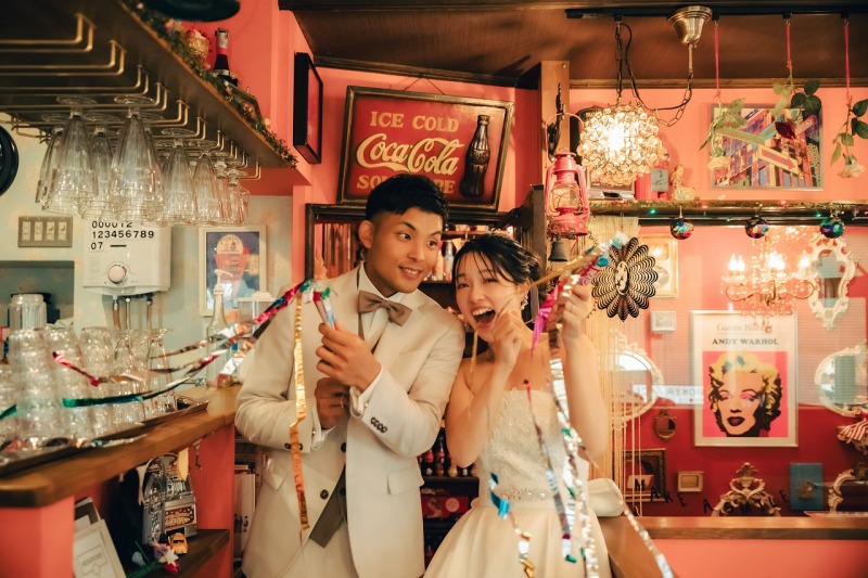 ドレスでロケーション撮影を♡