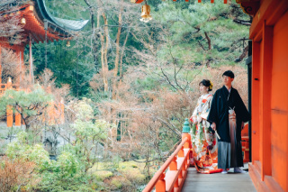 一花写真館のロケーションフォト【毘沙門堂】