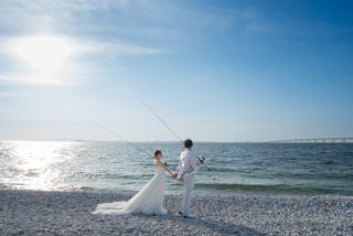 マーブルビーチの撮影