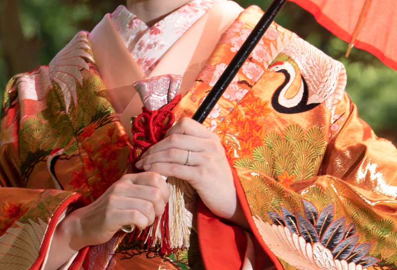 お婆様から受け継がれた衣裳