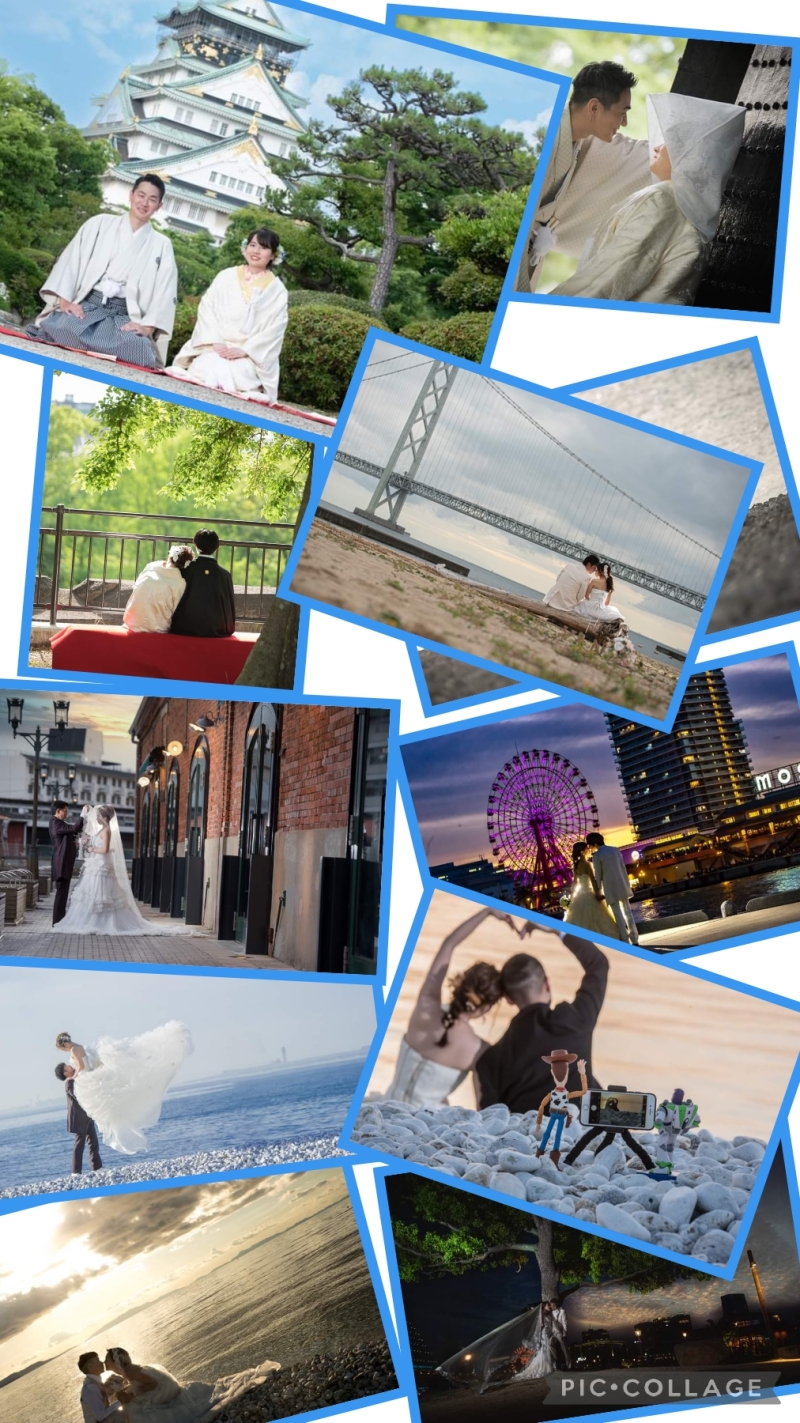 photorait限定プラン和装は大阪城+洋装ロケは3ヶ所から選べるプラン