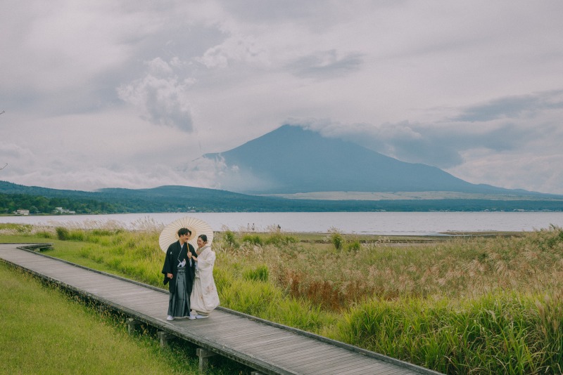 日本一の場所で日本一の夫婦と