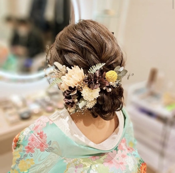 【studio clori.】和装ヘア飾りのご紹介♪