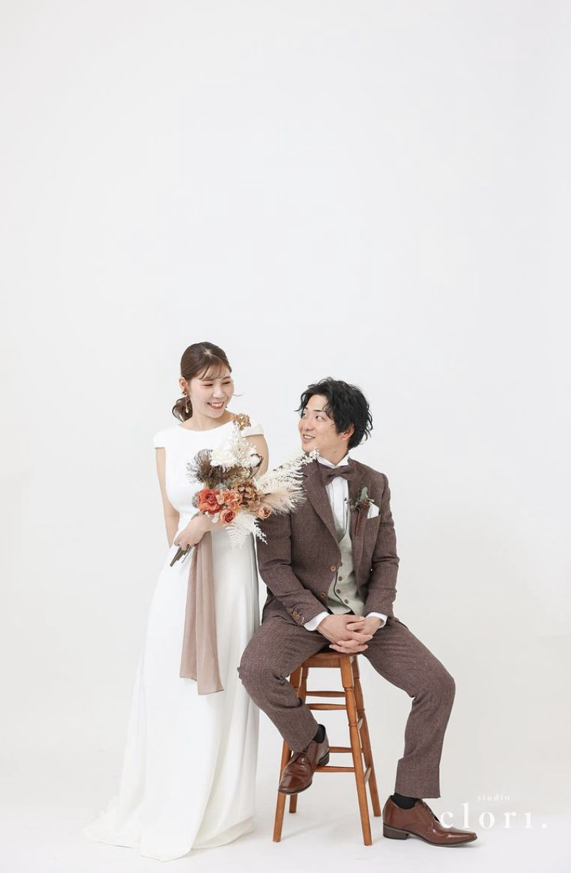 【 Studio Clori.⠀】新郎新婦コーデのご紹介♪