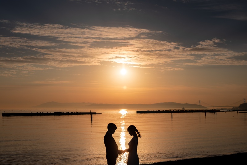 【StudioClori.】夏の暮れ。夕日と海のロケーション撮影!