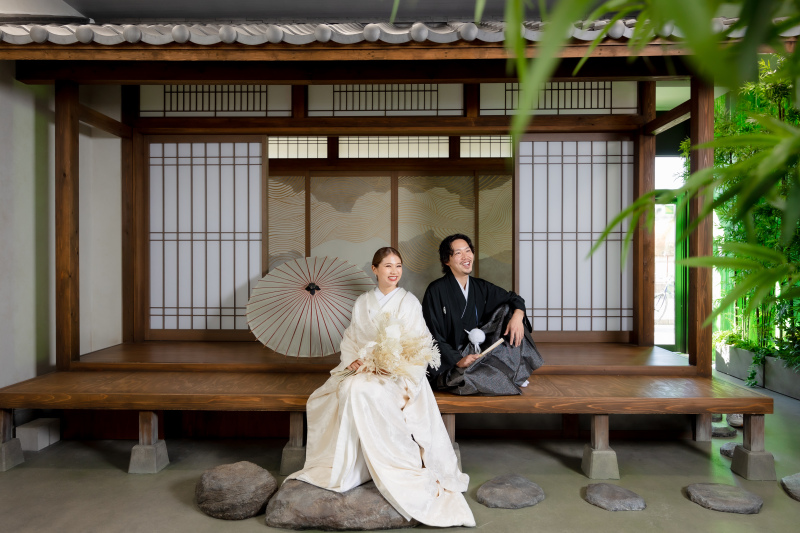 【studio clori.】和装撮影でのご新郎様紋付袴のご紹介♪