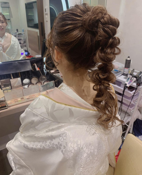 とってもかわいい編み下ろしアレンジ