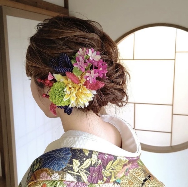 【studio clori.】和装ヘア飾りのご紹介♪