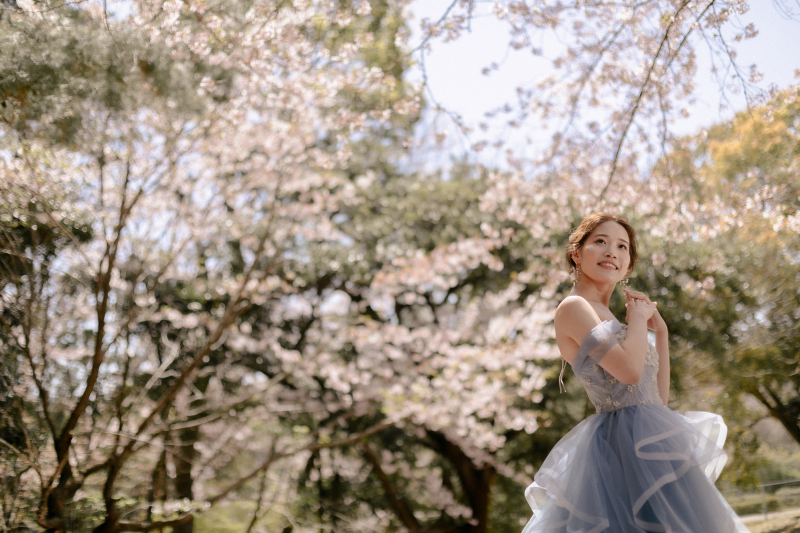 【Studio Clori.】桜シーズンまで後少し！ 〜桜×ドレス〜