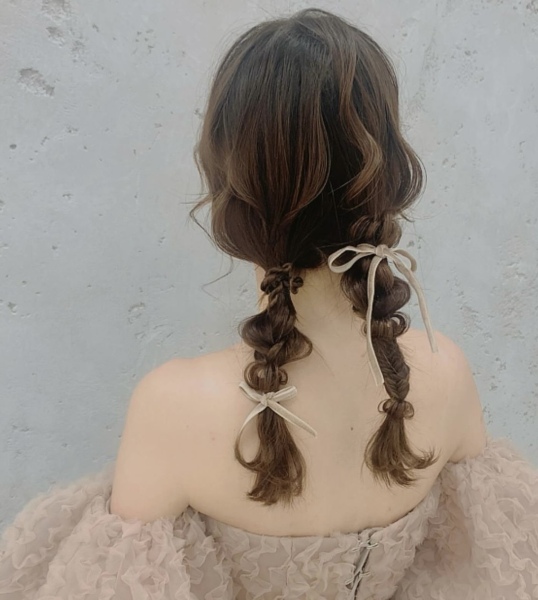 【StudioClori.】洋装にリボンアレンジでおしゃれに♡