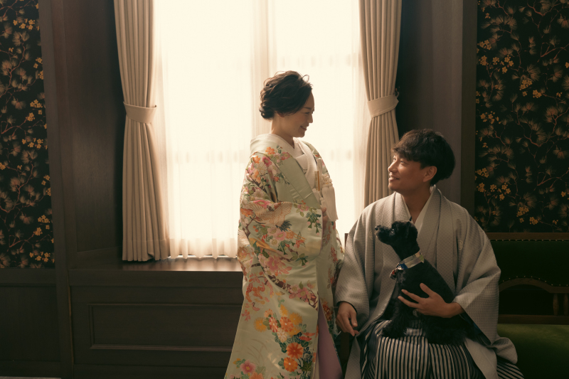 ＼*＊スタジオフォト／愛犬との家族写真*★
