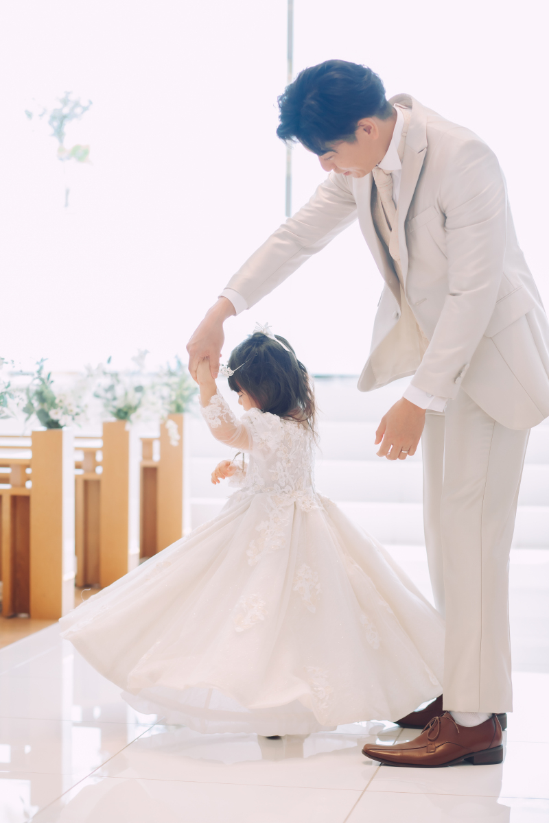 お子様と一緒に撮影するWedding Photo♪