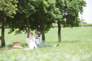 ＼こだわりポイント／ガーデンでの撮影♪