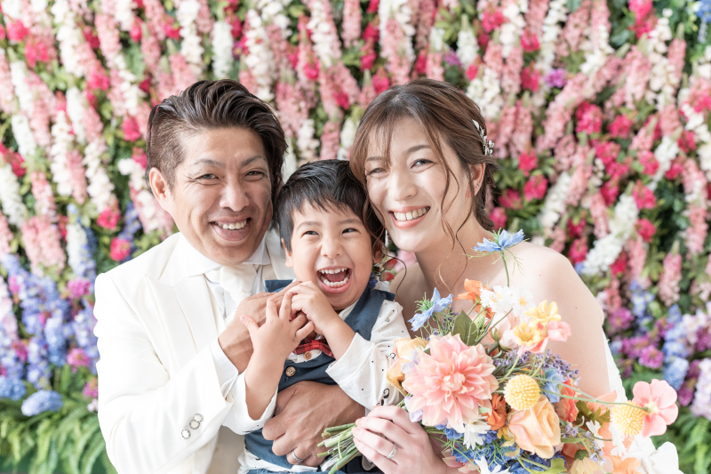 お子様との撮影もお任せください♪