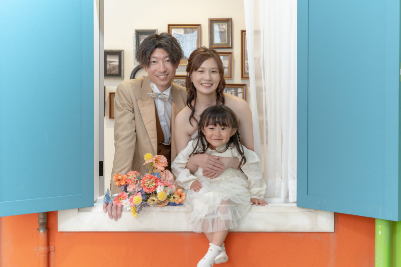 お子様と一緒に撮影するWedding Photo♪