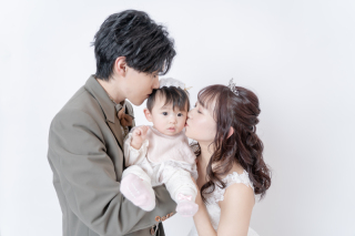 お子様と一緒のウェディングフォト♪