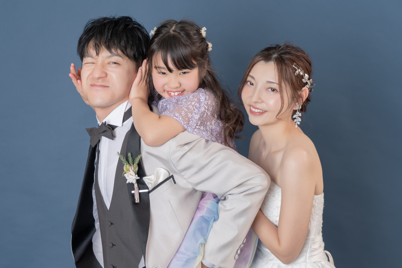 お子様と一緒に撮影するWedding Photo♪