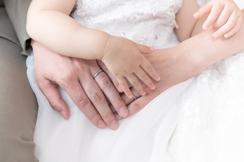 お子様と一緒に撮影するWedding Photo♪