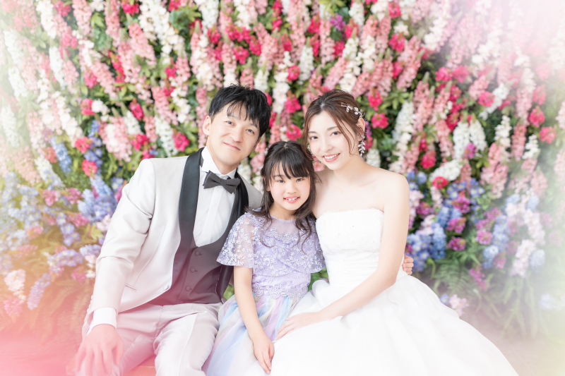 お子様と一緒に撮影するWedding Photo♪