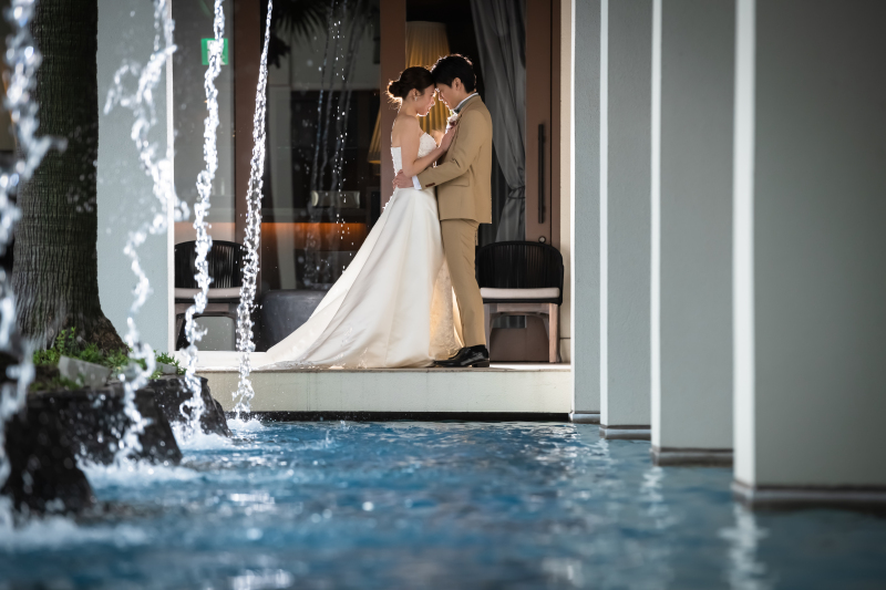 ＼こだわりポイント／結婚式場で撮影できる♪
