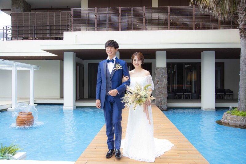 ＼こだわりポイント／結婚式場で撮影できる♪