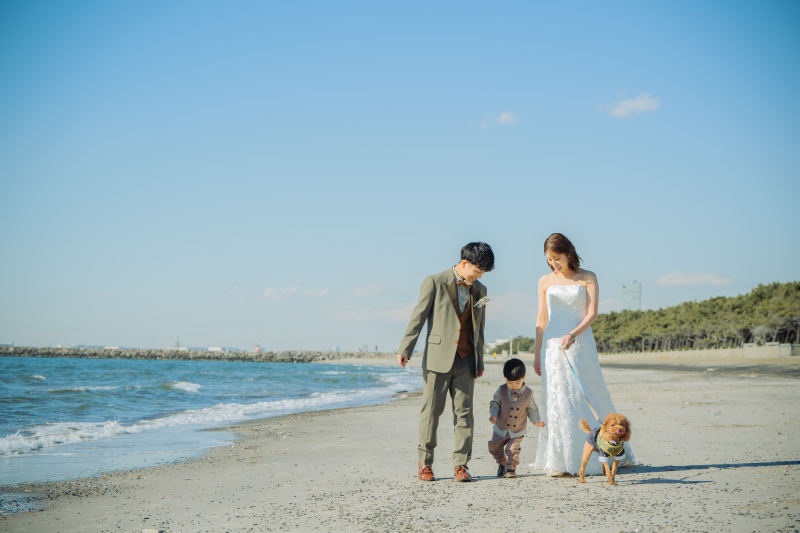 お子様と一緒に撮影するWedding Photo♪